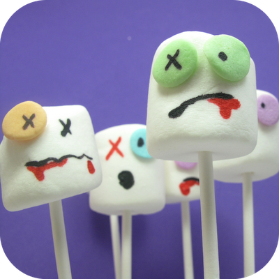 Monster Marshmallow Pops